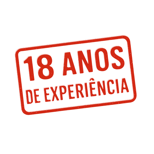 18 anos de experiência
